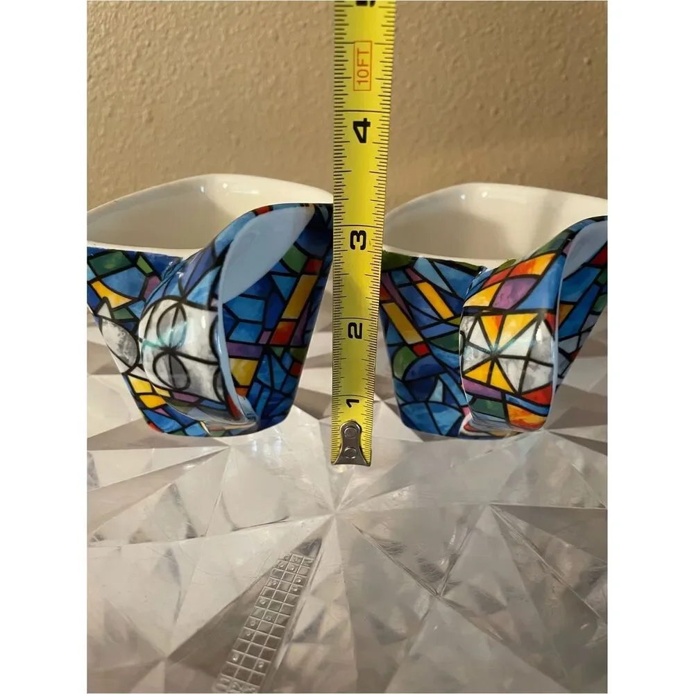 Barcelona Gaudi Mosaic Cappuccino Cups set of 2